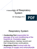 Histology of Respiratory System