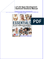 Essentials of Life Span Development 4th Edition Santrock Solutions Manual Instant Download All Chapter