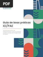 Guia de Boas Práticas de Implementação e Operacionalização de Plano de Ação de Emergência de Barragens