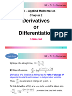 2 Derivative Formulas