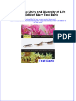 Biology The Unity and Diversity of Life 13th Edition Starr Test Bank Instant Download All Chapter