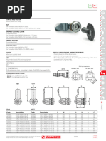 Lever Latches: With Recessed Key, Zinc Alloy