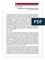 Punto de Vista. Referéndum en Ecuador, Gato Por Liebre