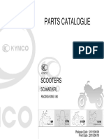 KYMCO RACING KING 180i PARTS LIST