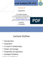 Lecture 22 Capacitors