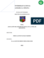 Aplicaciones de La Metodología de Decisión