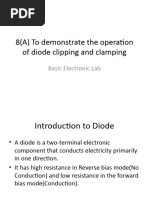 Experiment 8 Diode Clipping and Clamping, Half Wave Rectifier