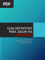 Guia Definitivo para Jogar Na Lotofacil Sorte Ou Matemaì Tica