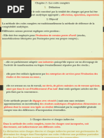 Comptabilité Analytique CHAPITRE 2