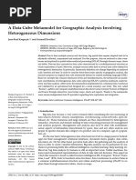 A Data Cube Metamodel For Geographic Analysis Invo