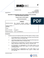 III 10-5-1 - Progress Report On PSC Regimes (Secretariat)