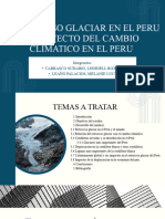 Retroceso Glaciar en El Peru Por Efecto Del Cambio Climatico en El Peru