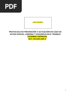 5 - Formato - Protocolo de Actuación Por Maltrato - Acoso Sexual y Laboral