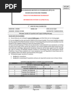 IS 511 Exam Paper 10.07.2019 Practical