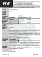 Infome Programa Cultivos Agricolas de Formación Titulada