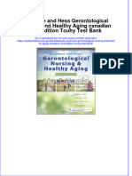 Ebersole and Hess Gerontological Nursing and Healthy Aging Canadian 2nd Edition Touhy Test Bank Instant Download All Chapter