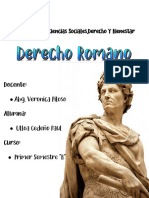 Ensayo de Derecho Romano