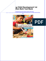 Exploring Child Development 1st Edition Berk Test Bank Instant Download All Chapter