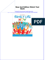 Family Life Now 2nd Edition Welch Test Bank Instant Download All Chapter