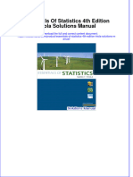 Essentials of Statistics 4th Edition Triola Solutions Manual Instant Download All Chapter