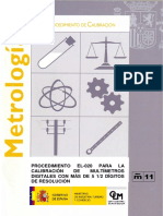 Calibracion Multimetros Digitales Españoles