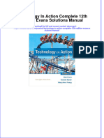 Technology in Action Complete 12th Edition Evans Solutions Manual Instant Download All Chapter