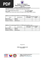 Appendix D of Annex 3 - Registry of Learning Camp Volunteers