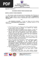 Appendix C of Annex 3 Contract of Teachers