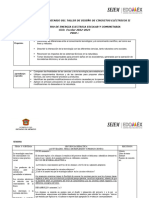 TALLER 2 CIRCUITOS PLAN POR PROYECTO El Uso de Energia Electrica