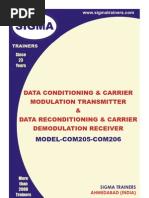 Data Conditioning & Carrier Modulation Transmitter & Data Reconditioning & Carrier Demodulation Receiver