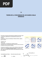 1.4 Teoria de La Viscosidad de Los Gases A Baja Densidad