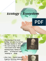 Ecology Ecosystem