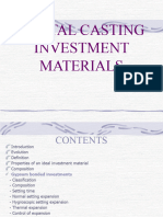 Dental Casting Investment Materials