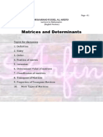 Matrices and Determinants