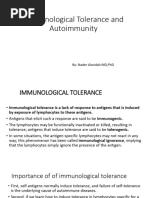 Tolerance AutoimmunityS