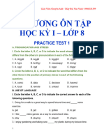 Đề Cương Ôn Tập HK I - Lớp 8