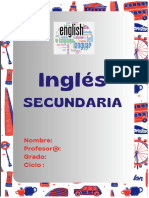 Cuadernillo de Inglés Telesecundaria