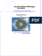 Trigonometry 8th Edition McKeague Test Bank Instant Download All Chapter