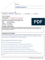 Course Outline CMSC-000 Winter 2024 781 v1