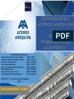 Plan de Auditoria de Aceros Arequipa Ejemplo