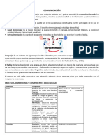 Resumen de Terapia de Lenguaje