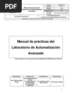 Manual de Prácticas Del Laboratorio de Automatización 2 - UNAM