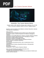 Hacking Ético - Virus, Troyanos, Spywares, Malware