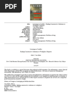 Erik J. Van Slyke - Listening To Conflict - Finding Constructive Solutions To Workplace Disputes-AMACOM (1999)