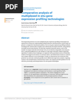 Comparative Analysis of Multiplexed in Situ Gene Expression Profiling Technologies