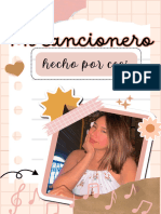 Presentacion Sobre Mi Perfil Papel de Notas Boho Chic Beige