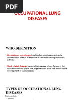 Occupational Lung Diseases - BPT