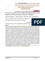 Soil Fertility Analysis For Rice Production in The Lowland Areas of Diplahan, Zamboanga Sibugay, Mindanao, Philippines