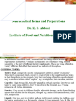 Nutraceuticals Forms and Preparations