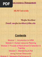 Human Resource Management: IILM University